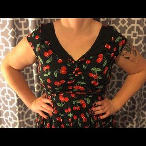 Pin Up Style Cherry Dress